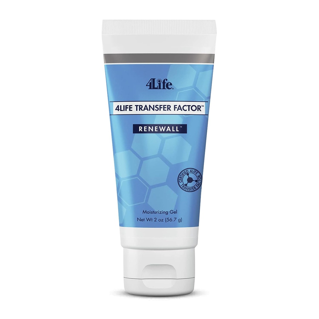 4Life Transfer Factor RenewAll Gel - topische Hautpflege mit Aloe Vera, Lavender Extract, Eucalyptus Oil und Rosmarin - 2oz
