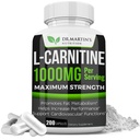 DR. MARTIN's NUTRITION Extra Strength L-Carnitin - 200 Kapseln - 1000mg pro Servieren - Erhöhen Sie Ihren Stoffwechsel und steigern Sie die Leistung