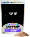 Täglich Dose Premium adaptogenic Pilz Kaffee mit Gras-Fed Collagen, Chaga, Lions Mane & L-Theanine für bessere Fokus, Energie, Verdauung, Haut und Immunität 30 Servierungen