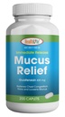 HEALTH LFE Mucus Relief Guaifenesin Caplets 400 mg, Sofort Release Fast Acting Expectorant, Thin and Loosens Mucus, Relieves Chest Congestion, Cough, Cold and Flu (Medium, 200 Count)