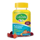 Culturelle Kids Multivitamin + Probiotic für Kinder (Ages 2+) - 60 Count, Peach-Orange & Mixed Berry Flavor - Digestive Health & Immun Support Gummis mit Lutein zur Unterstützung der Augengesundheit