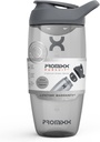 Promixx Pursuit Protein Shaker Bottle (24 oz) – Silent No-Ball Mixer, Leak-Proof Lid, BPA/BPS & Phthalate-Free ECOZEN – Easy-Clean Shaker Cup für Protein Shakes, Pre & Post-Workout Smoothies