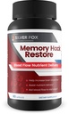 Memory Hack Restore - Gehirn & Körper Blutfluss Nährstoff Lieferung - Helfen Sie Nährstoffe in das Gehirn zu liefern - Spezielle Mischung von Aminosäuren, um erhöhte Blutfluss Nährstoffversorgung und männliche Funktion zu unterstützen