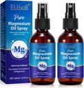 Reines Magnesiumöl Spray - 100% natürliches topisches Magnesiumspray für Füße und Körper, Magnesiumöl für Entspannung, einfach zu absorbieren, sicher und effektiv