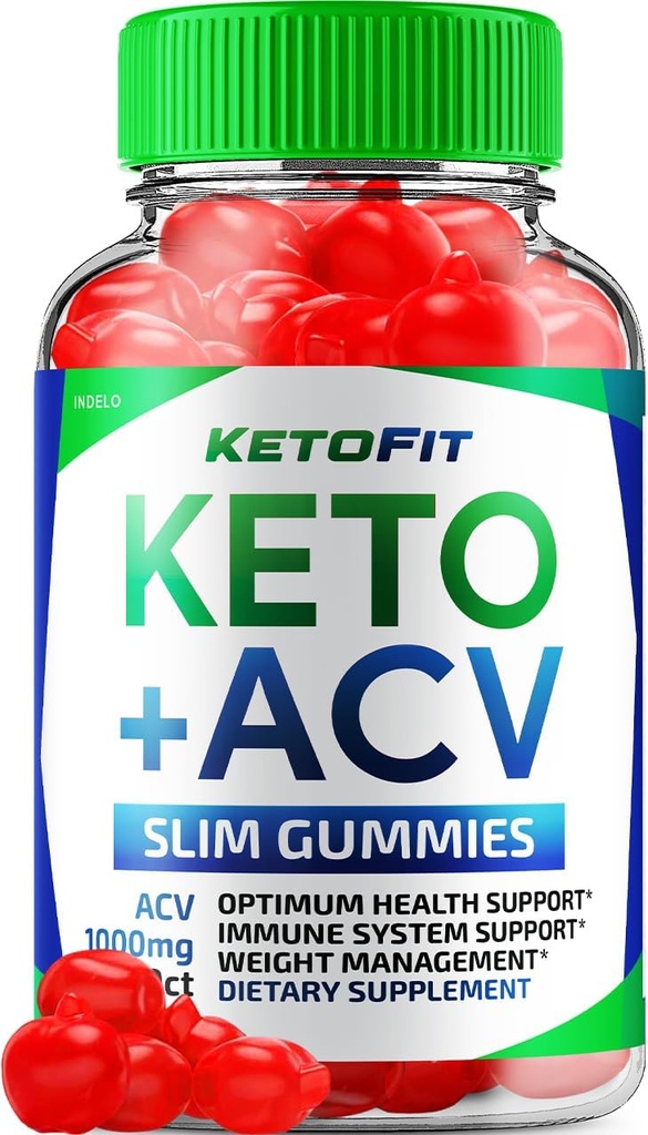 Ketofit ACV Gummies Advanced 1000mg, KetoFit Keto + ACV Weight Management Gummies Apfelessig Keto Fit ACV Gummies Nahrungsergänzung Ketofit Gummies Bewertungen Vitamin B12 B6 (60 Gummi)