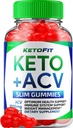 Ketofit ACV Gummies Advanced 1000mg, KetoFit Keto + ACV Weight Management Gummies Apfelessig Keto Fit ACV Gummies Nahrungsergänzung Ketofit Gummies Bewertungen Vitamin B12 B6 (60 Gummi)