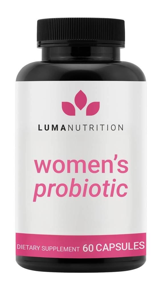 Luma Nutrition Probiotics für Frauen mit Präbiotika - 50 Billion CFU - Formuliert für Verdauungs-, Immun- und Feminin-Unterstützung - 60 Kapseln