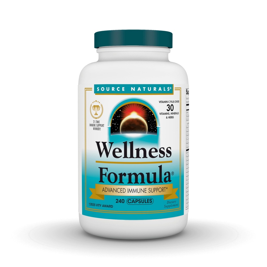 Quelle Naturals Wellness Formula Bio-Aligned Vitamins & Kräuterverteidigung Advanced Immune Support* - Nahrungsergänzung & Immunität Booster - 240 Kapseln