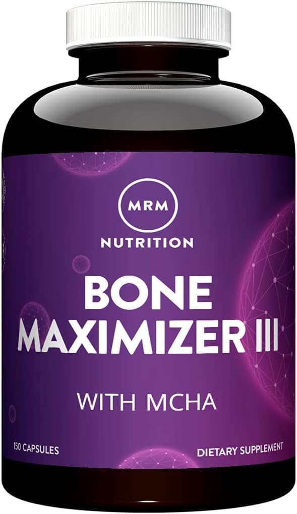 MRM Nutrition Bone Maximizer® III | mit MCHA + Vitamin D3 + Vitamin K2 | Knochengesundheit | Hohe Potenz | Schlüssel Vitamine und Mineralstoffe für Knochen | 50 Portionen