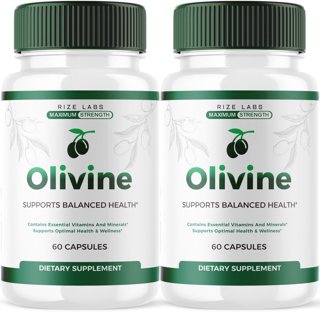 rize labs (2 Pack) Olivine Weight Loss Supplement, Olivine Kapseln für Total Body Wellness und einen gesunden Lebensstil, Olivine Pillen für Leaner Physique, Olive Vine Bewertungen (120 Kapseln)