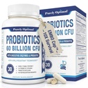 Pure Optimale Premium Probiotics 60 Billion CFU w/Organic Prebiotics & Digestive Enzyme