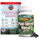 Fulvic Humic Mineral Blend of Plant-Sourced Trace Minerals, Elektrolyte, Gut Health, Kognitive & Immununterstützung, Pure Vitality Formula for Strength - 120 Kapseln