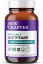 New Chapter One Daily Multivitamin für Immun-, Energie- und Stressunterstützung, 20+ Nährstoffe mit Probiotics & Whole Foods, Made with Organic Vegetables - 72 ct