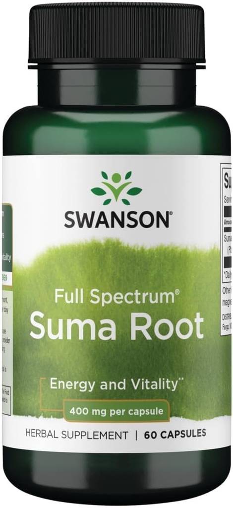 Swanson Full Spectrum Suma Root 400 Milligramme 60 Kapseln