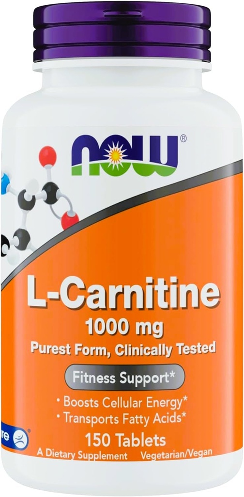 Jetzt Ergänzungen L-Carnitine 1000mg - 150 Tabletten Wert Größe, unterstützt Lean Muskelwachstum, Carnipure, Non-GMO, Kosher, Ideal für Vegans, Athleten und Energieunterstützung