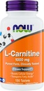 Jetzt Ergänzungen L-Carnitine 1000mg - 150 Tabletten Wert Größe, unterstützt Lean Muskelwachstum, Carnipure, Non-GMO, Kosher, Ideal für Vegans, Athleten und Energieunterstützung