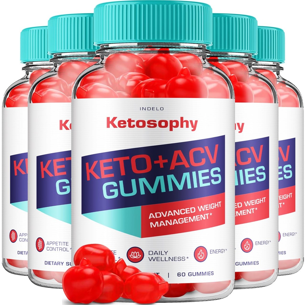 (5 Pack) KetoSophy Keto ACV Gummies - Advanced Weight Loss KetoSophy Keto Plus ACV Gummies Apple Cider Essig KetoSophy Gummies Weight Management Nahrungsergänzung Bewertungen Männer Frauen (300 Gummi)