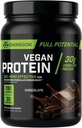 Swanson Full Potential Vegan Protein - Schokoladengeschmack, ganz Vegan Protein Pulver für Muskelaufbau und -gewinnung - 30 g