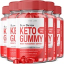rize labs - Slim Detox Keto ACV Gummis für Advanced Weight Loss mit Apple Cider Essig, Supplement hilft bei der Reduzierung von Belly Fat, für Extra Strength (300 Gummi)