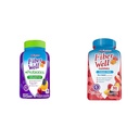 Vitafusion Fiber Well + Probiotics Gummi für Erwachsene, 60 Graf Zucker Freie Fiber Gummis, 90 Count