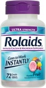 Rolaiden Antacid Calcium & Magnesium Supplement Ultra Strength Tabletten, Frucht 72 ea