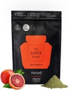 WelleCo Das Super Elixir, Daily Greens Pulver mit Probiotika, Superfoods & Ganze Lebensmittel, Blut Orange Drink Mix für Gut Gesundheit, Immunität, Energie, Haut und Haar, 10.5oz Jar