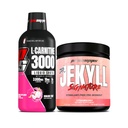 PROSUPPS L-Carnitin 3000 Stimulant freie flüssige Schüsse (31 Servierungen, Drachenfrucht) und Mr. Hyde Signature Serie Pre-Workout Energy Powdered Drink (30 Servierungen, Erdbeere) Bundle