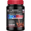 ALLMAX QUICKMASS, Schokolade - 3.5 lb - Rapid Maß Gain Catalyst - Bis zu 64 Gramm Protein pro Servierung - 3:1 Carb to Protein Ratio - Zero Trans Fat - Bis zu 24 Portionen