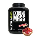 NutraBio Extreme Mass Gainer Protein Powder, 53G Protein, Clean Weight Gainer, Erhöhen Muskelmasse, Full Spectrum Amino Acid - Erdbeerpaste, 6 Pfund