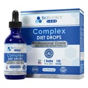 Complex Diet Drops – Beste natürliche Tropfen für Männer und Frauen (1 Flasche, 2 fl oz) - 30 Tage Versorgung
