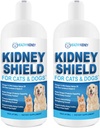 Dog and Cat Kidney Support, Canine Feline Renal Health Support Supplement für normale Nierenfunktion, Creatinine, Detox, Beste Nieren Cat Supplement, verbessern Tiere Alive an Nierengesundheit - 2 Pack