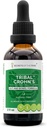 Tribal Crohn's Kräuterextrakt Alkoholfrei, Tinktur, Glycerite Slippery Elm, Petersilie, Marshmallow, Turmeric, Frankincense, Grüner Tee. Gut und Bowel Formel 2 oz