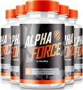 NutraRize (Pack mit 5 Alpha Force Capsules, Alle natürlichen Pillen zur Unterstützung von Energie und Leistung, Ernährungsformel für allgemeine Gesundheit, Official AlphaForce Review (300 Kapseln)