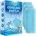 20 Blatt Cooling Patches für Fever Discomfort & Schmerz Relief, Cooling Relief Fever Reducer, Soothe Headache Pain, Pack of 20 Blue