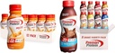 Premier Protein Shake MINIs Caramel 22g Protein 120 Calorie Pack von 12 & Protein Shake 8 Flavor Variety Pack 30g Protein 24 Vitamine & Minerals