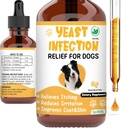 Natürliche Hefe-Infektion Behandlung für Hunde,Unterstützung Gesunde Itch-Relief, Entzündungsrelief, Allergikerrelief &amp; mehr,Dog Ohr Infektionsbehandlung,Itch Relief für Hunde,Ear Infektionsbehandlung für Hund