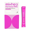 MIXHERS Hertime PMS - Unterstützt Hormone Gesundheit für Frauen - Unterstützt einen gesunden Menstruationszyklus - mit Mineralien, Peony Wurzeln, Sibirische Ginseng - Sugar-Free - 15 Drink Packets - Raspberry Lemonade
