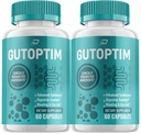 Gutoptim Advanced Probiotic Capsules, Gutoptim Probiotics Unterstützung für Verdauungspillen, Gutoptim Bewertungen, Gut Supplement & Digestive Support (2 Pack - 120 Kapseln)