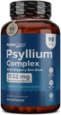 Psyllium Complex | 11-Ingredient Psyllium Husk Kapseln mit Psyllium Pulver, Slippery Elm & Ginger zu reinigen und zu unterstützen Verdauungssystem Gesundheit | 180 Kapseln