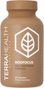 Terra Health Essentials NOOFOCUS - Nootropics Brain Support Supplement mit adaptogenen Pilzen, Alpha-GPC, Gotu Kola, L-Theanine für Fokus & Gedächtnis - Alle natürlichen, 30 Tage Versorgung