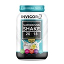 INVIGOR8 Superfood Gras Fed Whey Protein Isolate Shake French Vanilla Gluten-Free und Non GMO Meal Ersatz mit Probiotics und Omega 3 (483g)