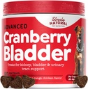 Hund UTI Behandlung - Cranberry Ergänzung für Hunde, Natürliche Antibiotika für Hunde zu glauben Hund Urinary Tract Infection, Unterstützt Blasen, Nieren & Immunsystem - 90 Cranberry Chews