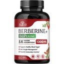 Berberine Supplement 1200mg - 5X Höhere Absorption - Ultra Pure 98% Berberine HCL - Gesunde Gewichtsmanagement, Immununterstützung - Non GMO, Hergestellt in USA - 60 Vegan Kapseln