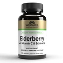 Windmühle Elderberry mit Vitamin C & Echinacea Kapseln 60 Ea