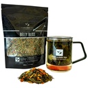 Reiner und einfacher Tee, Belly Bliss, Natürlicher Detox & Bloating Relief Tee, 100% natürlicher Lösen Blatt Slimming Blend mit Yerba Mate, Dandelion Leaf, Koffeiniert, 30-Tage-Versorgung, 100g