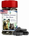 Vitalität Wissenschaft Pet Probiotic für Katzen & Hunde | Pet Flora - Toll für Durchfall, Vomiting, Gas, Hautbedingungen - Additive Free (50 Caps)