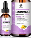 Magnesium Complex, Magnesium Glycinat, Oxid, Taurat und Citrat Flüssigkeitstropfen für Knochen, Herz, Muskel, Immune, Energie, Schlaf & Verdauung, hohe Absorption, Zuckerfreie Ananasflamme, 2 Fl Oz