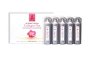 Dr. Ohhiras Premium Collagen Plus. Eine flüssige, leicht mischbare Collagen-Ergänzung mit 7,750 mg Marine Collagen Peptides, Plus Kirschblütenextrakt und einem pflanzenbasierten probiotischen Konzentrat, 5 Pack
