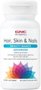 GNC Women's Advanced Hair, Skin & Nails Daily Multivitamin Blend für Damen, Klinisch untersuchte Beauty-Unterstützung mit Biotin, Hyaluronsäure, Collagen, Lutein, 60 Caplets
