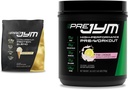 PRO JYM 45 Servierungen Tahitian Vanille + PRE JYM 30 Servierungen Pink Lemonade Pre-Workout Pulver Bundle